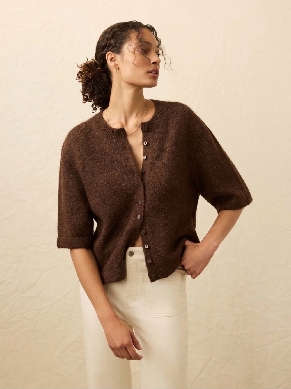 Faherty Apres Alpaca Cardigan